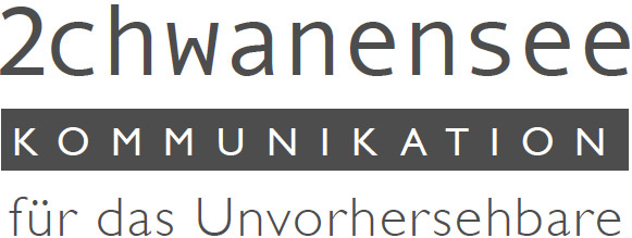 Logo 2chwanensee Kommunikation für das Unvorhersehbare